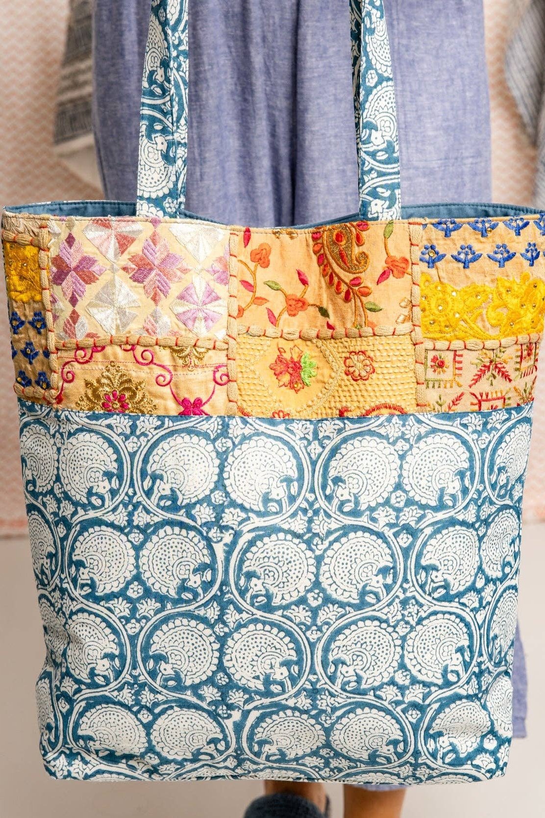 Golden Garden Market Bag