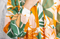 Thumbnail for Golden Tropic Maxi Dress