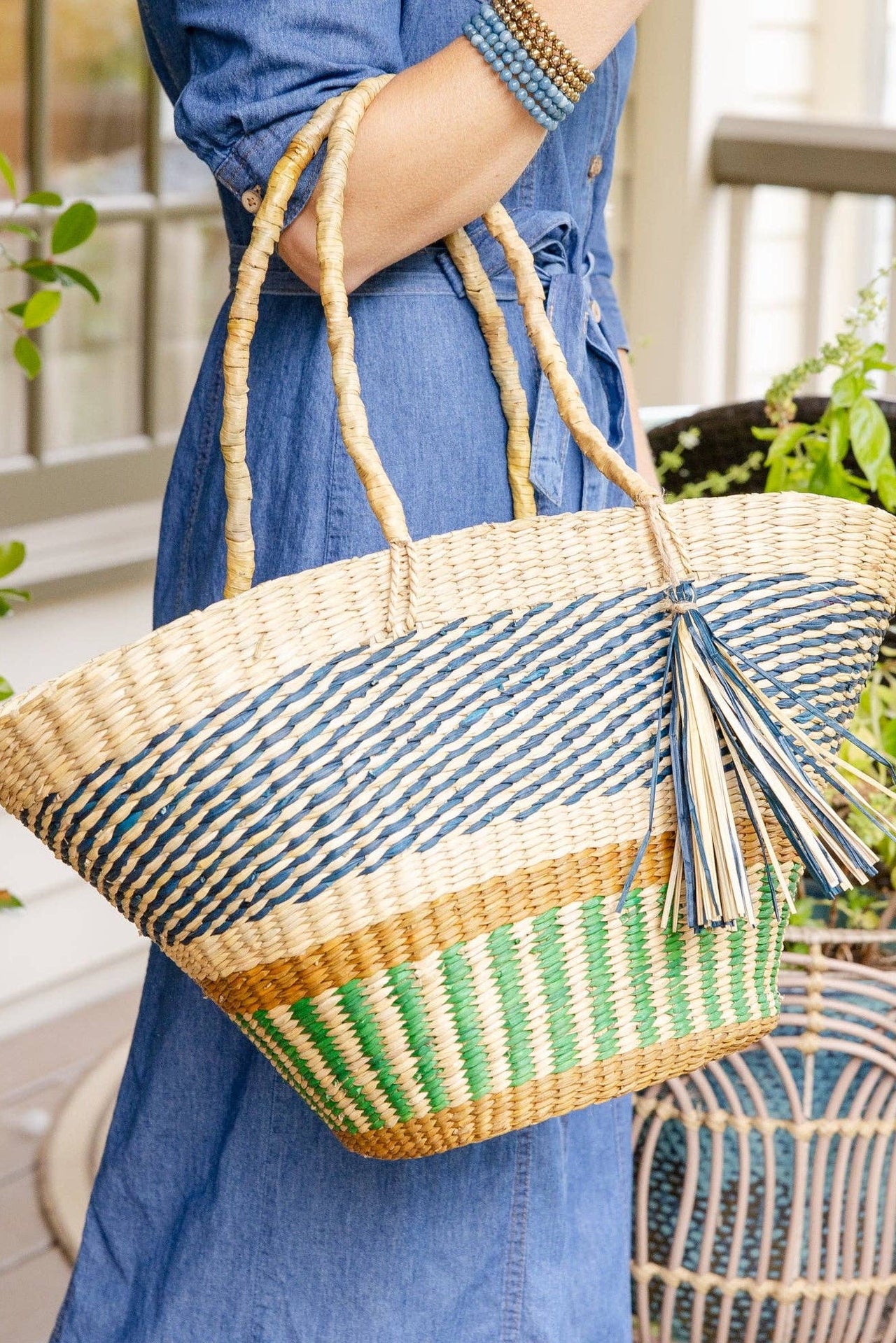 Pathi Grass Tote Bag