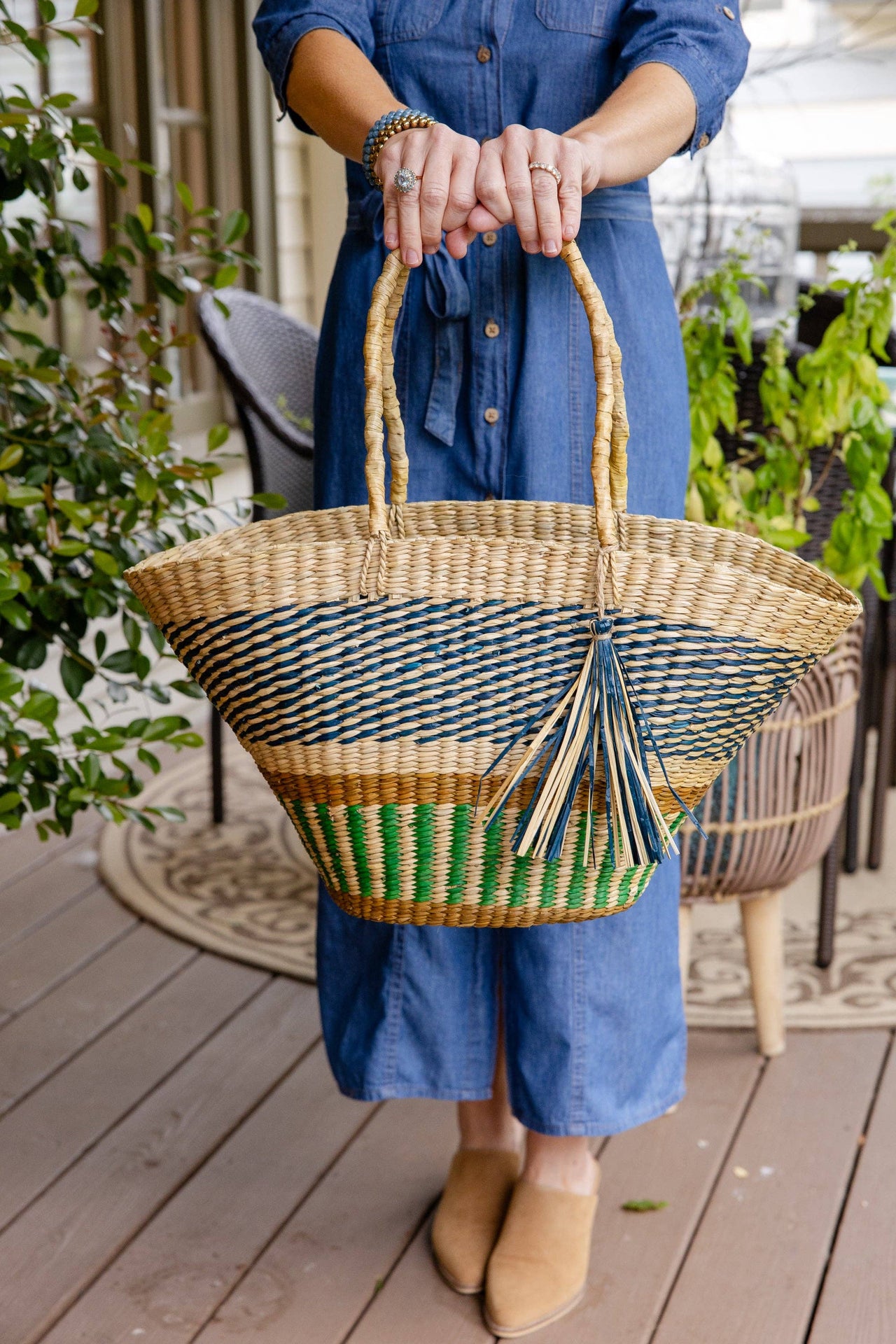 Pathi Grass Tote Bag