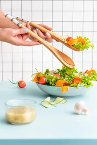 Thumbnail for Hand-Carved Salad Serving Spoons (Set of 2)