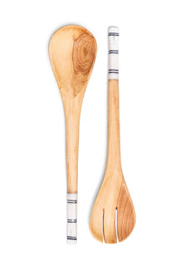 Thumbnail for Hand-Carved Salad Serving Spoons (Set of 2)
