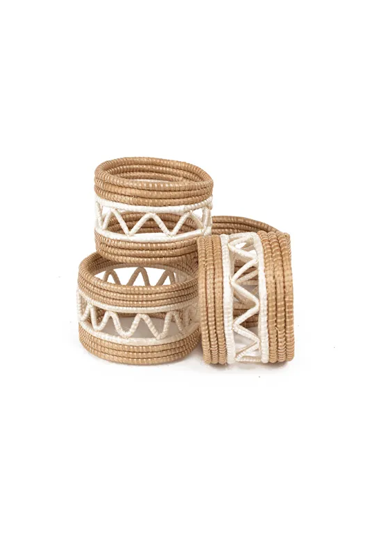 Dinner Time - Handwoven Napkin Rings