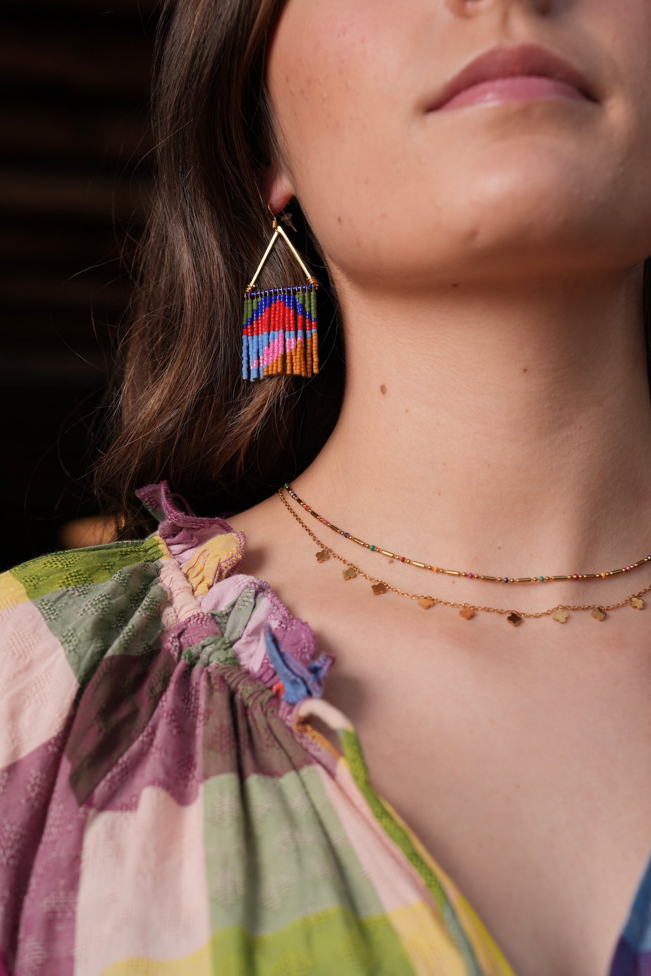 Color Cascade Earrings