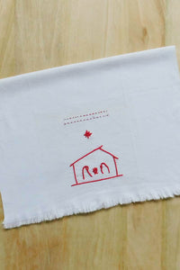 Thumbnail for Manger Scene Kitchen Towel