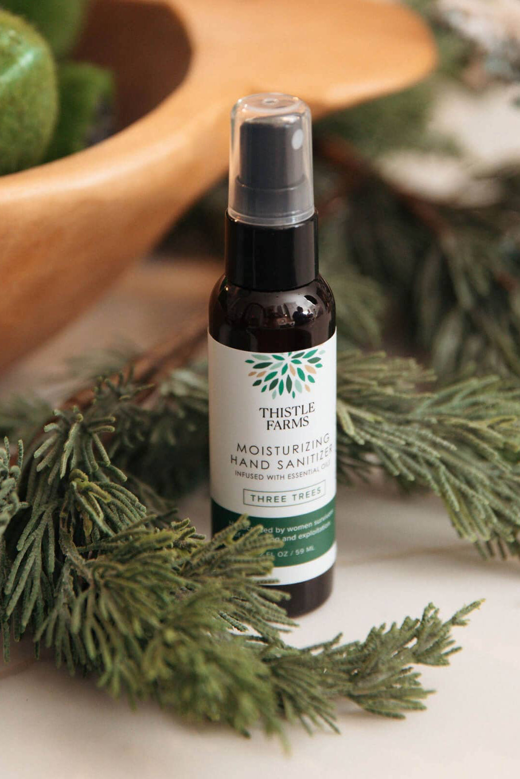 Three Trees Holiday Hand Sanitizer