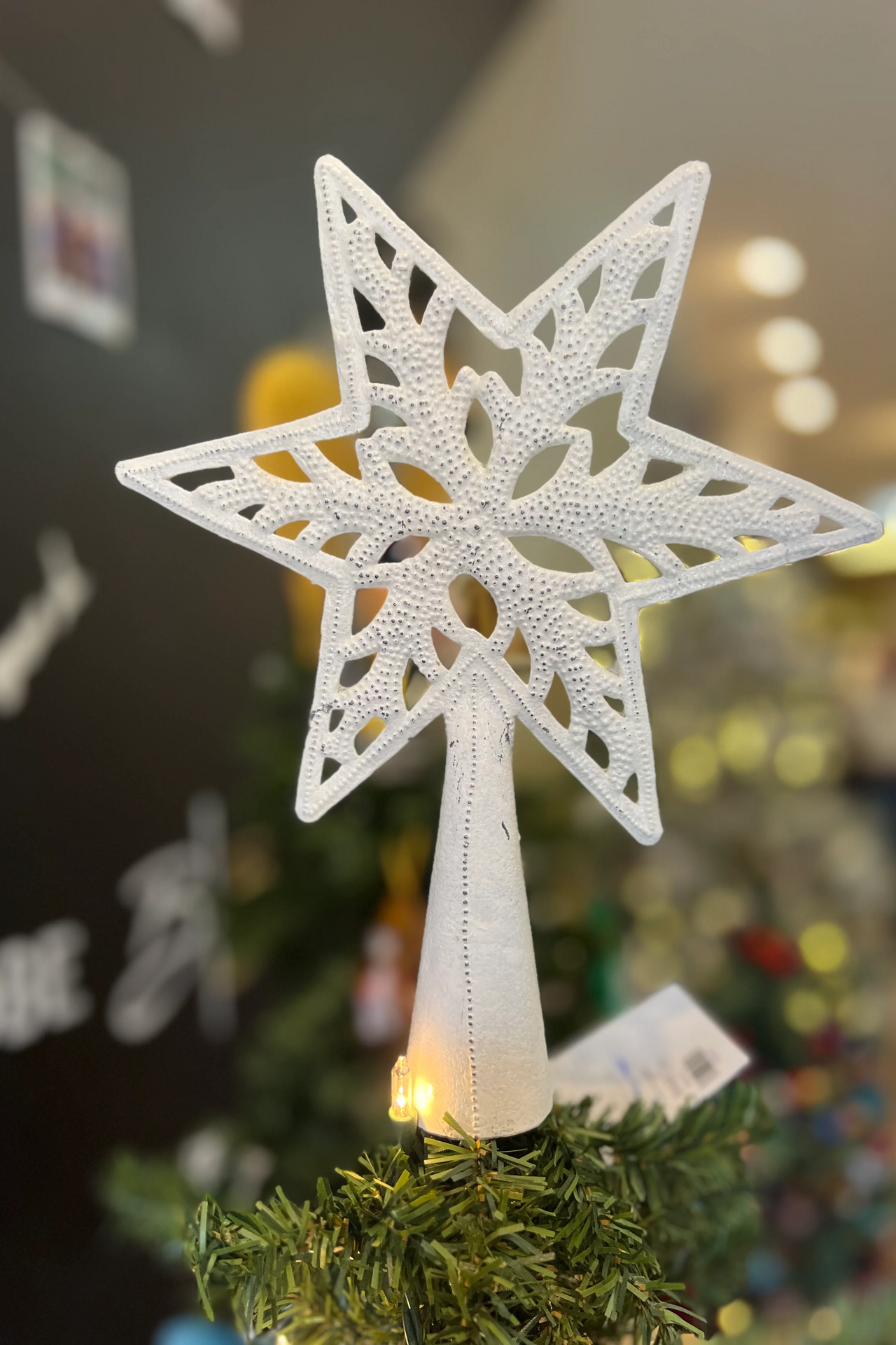 Metal Star Tree Topper