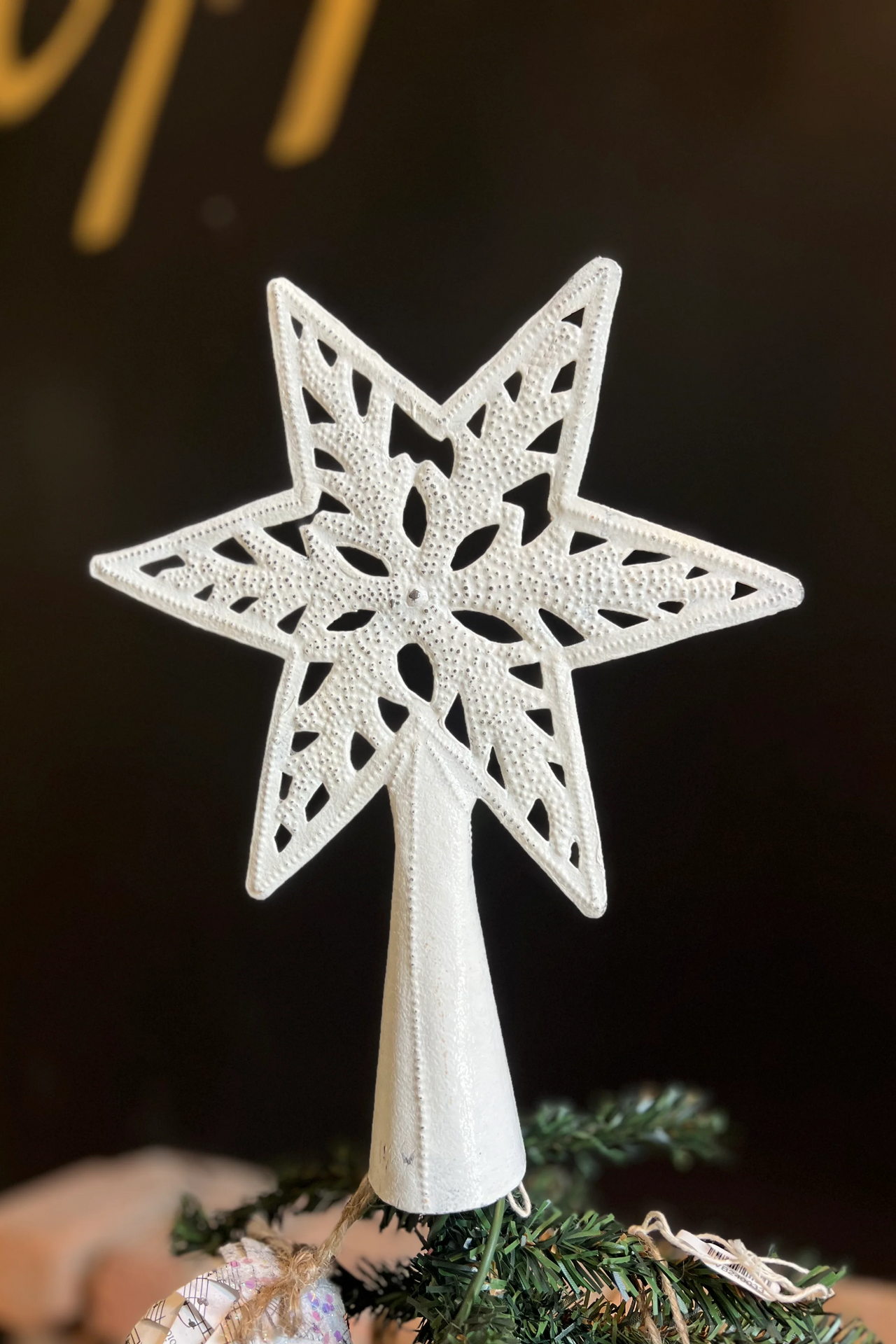 Metal Star Tree Topper