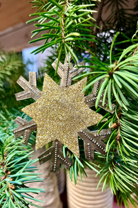 Thumbnail for Glitter Snowflake Ornament