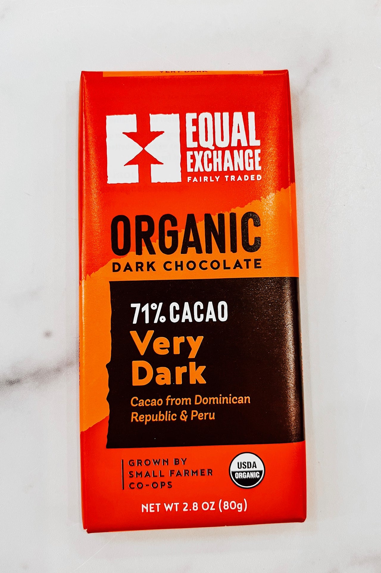 Organic Very Dark Chocolate Bar