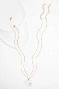 Thumbnail for Journey Together Necklace Set in Mother of Pearl