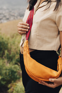 Thumbnail for Leather Crescent Bag