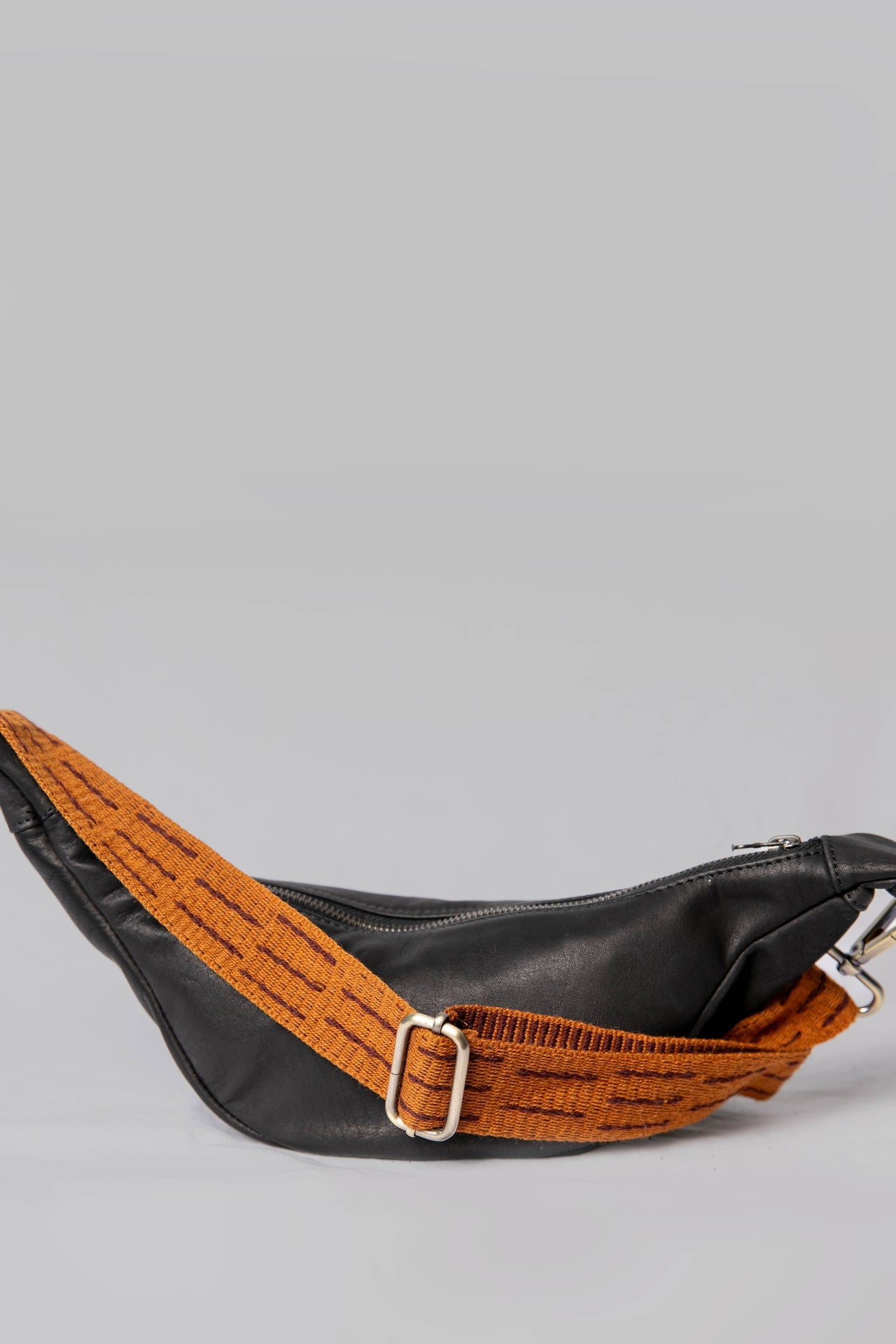 Leather Crescent Bag