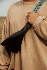 Thumbnail for Leather Crescent Bag