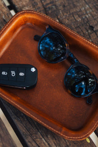 Thumbnail for Leather Nightstand Tray