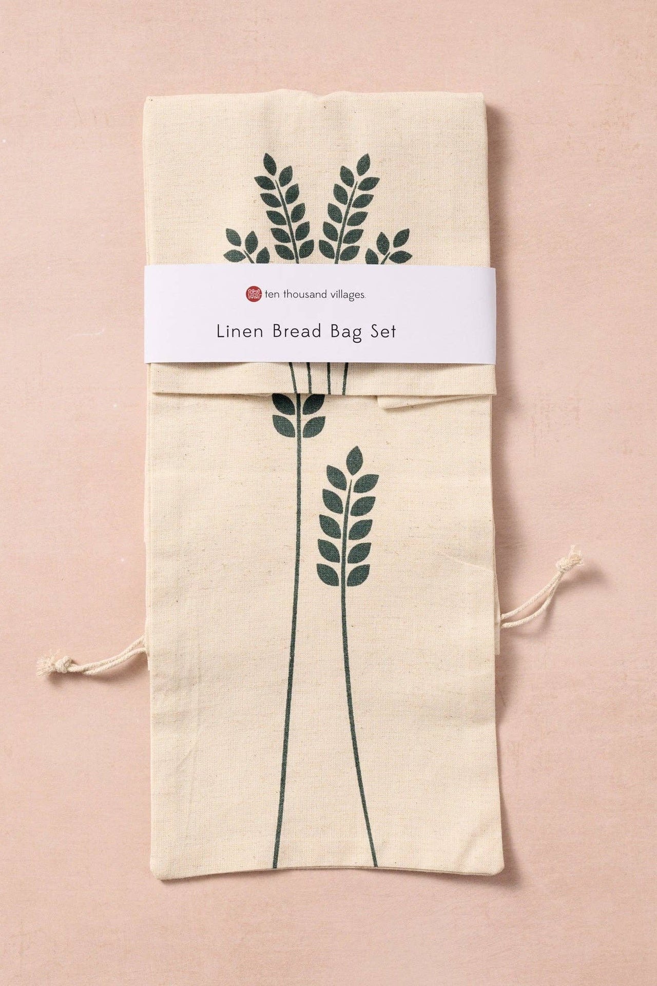 Linen Bread Bag Set