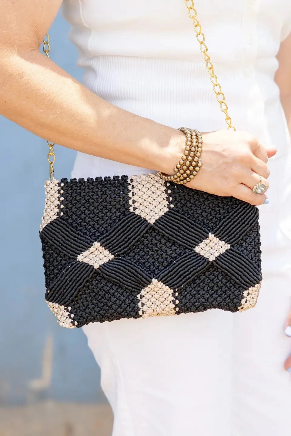Handmade Macramé Clutch
