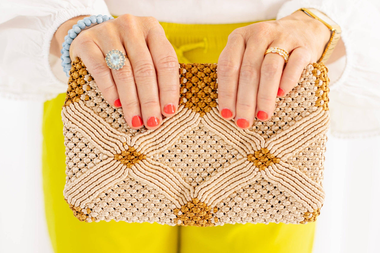Handmade Macramé Clutch