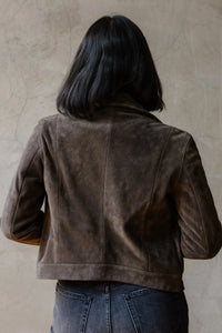 Thumbnail for Maha Suede Leather Jacket