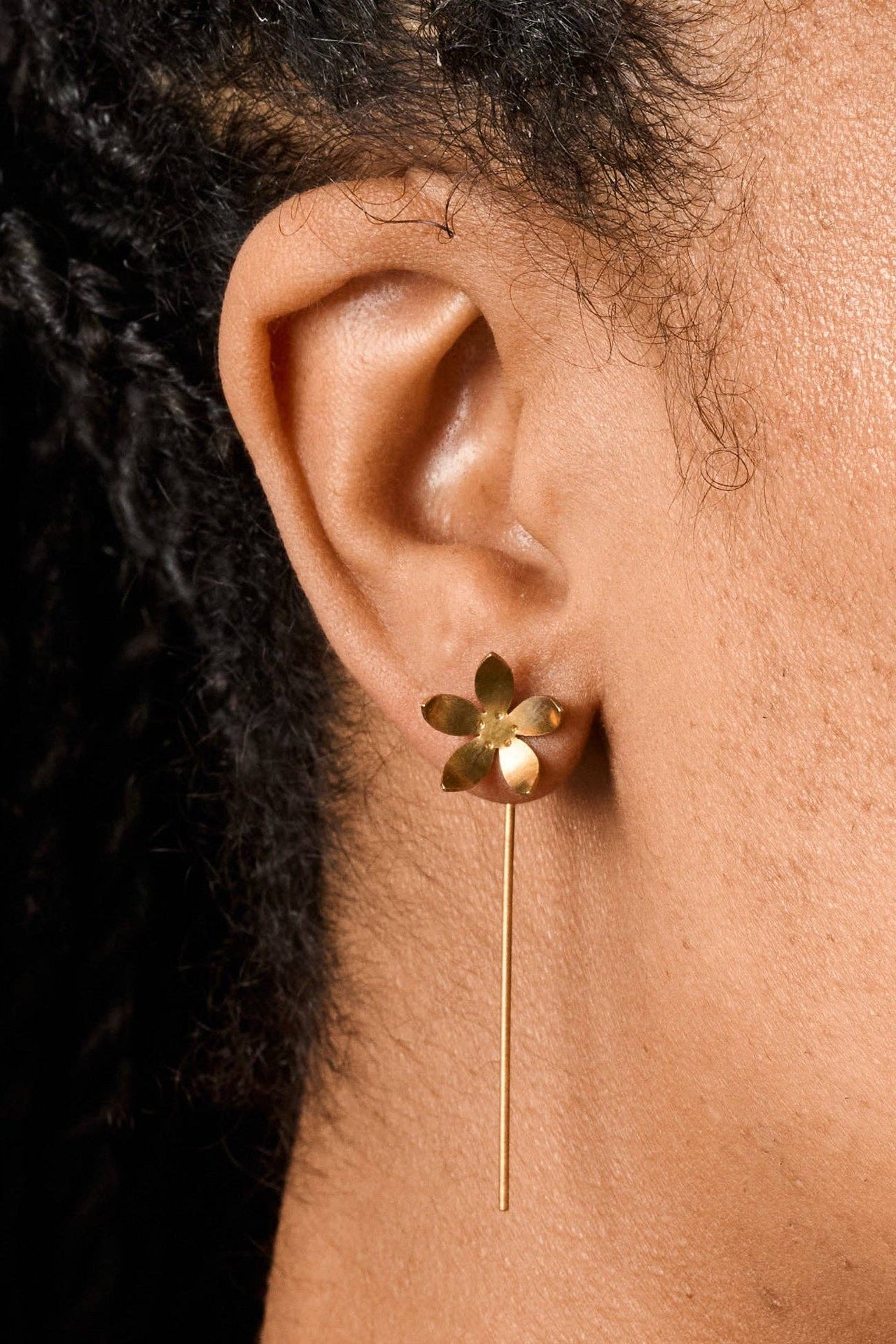 Malli Floral Threader Earrings