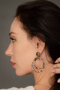 Thumbnail for Margot Multicolored Resin Dangle Earrings