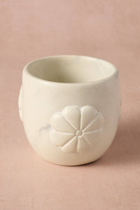 Thumbnail for Mea Floral Soapstone Planter