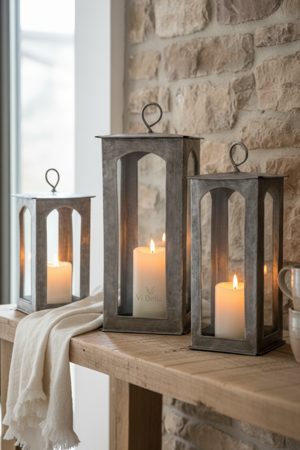 Metal Lantern Set of 3
