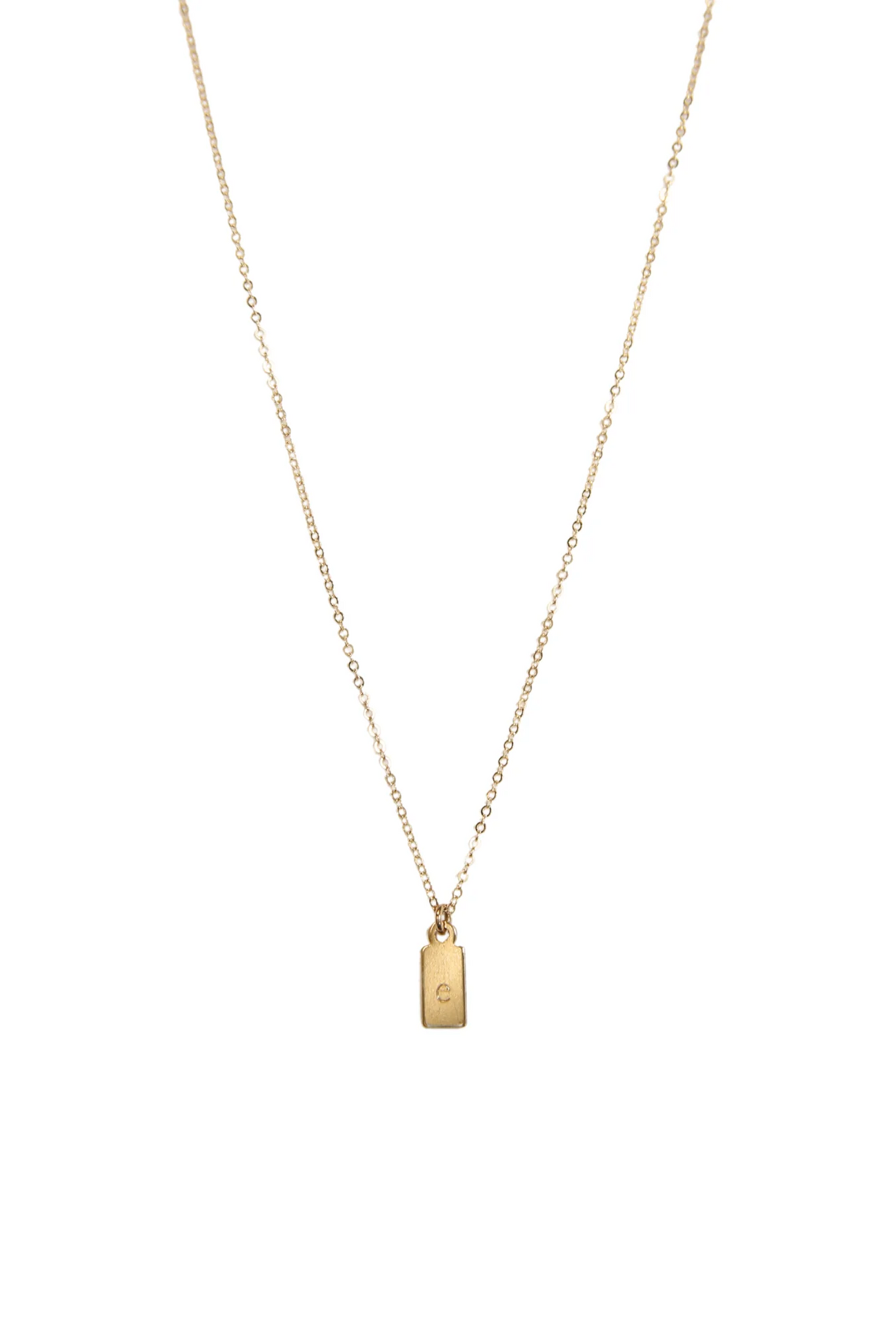 Mini Dog Tag Necklace