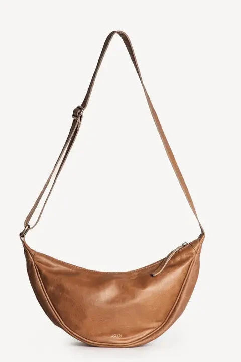 Leather Moon Sling Bag