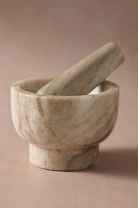 Thumbnail for Morchana Marble Mortar + Pestle Set