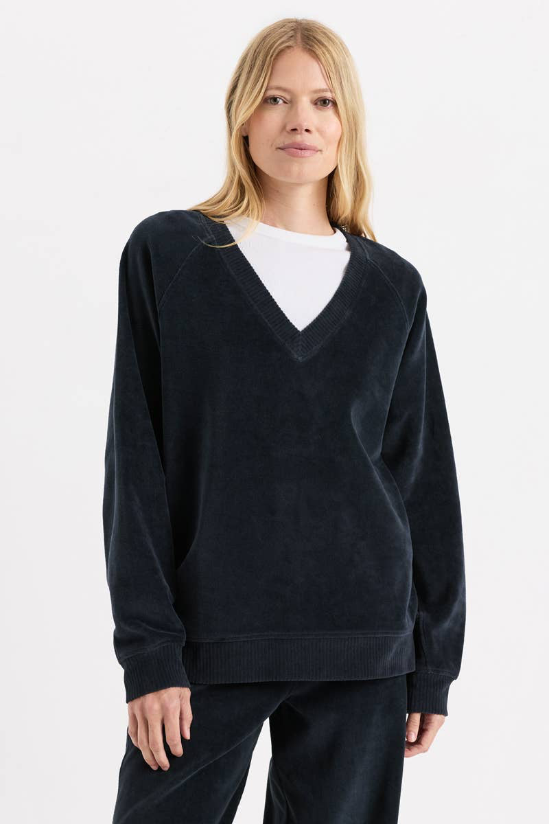 Women's Pure Velour Oversized Sweatshirt
