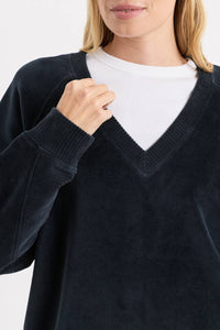 Thumbnail for Women's Pure Velour Oversized Sweatshirt