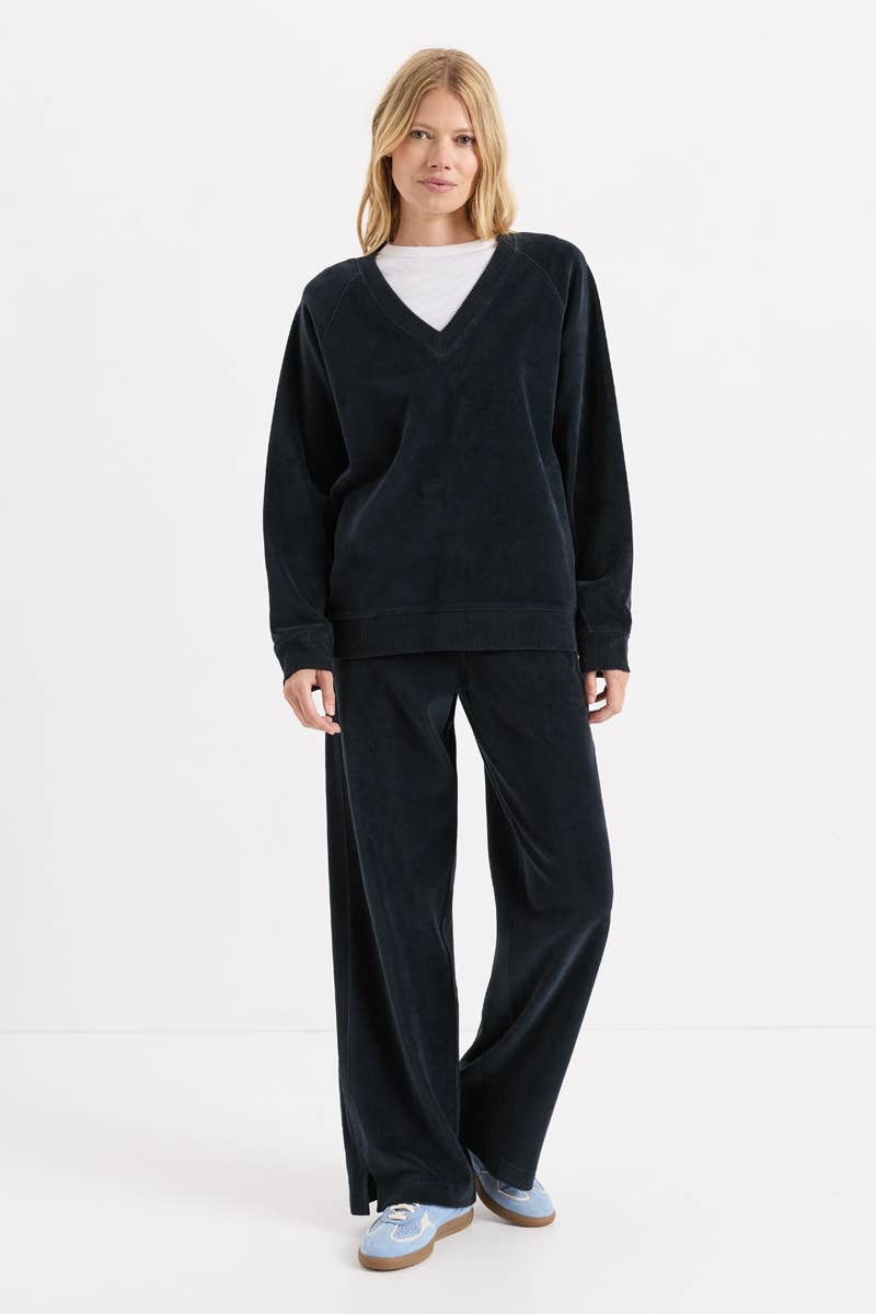 Women's Pure Velour Oversized Sweatshirt