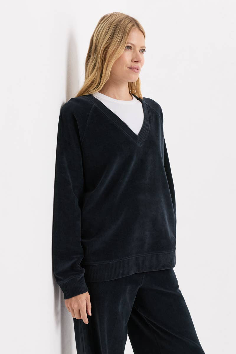 Women's Pure Velour Oversized Sweatshirt