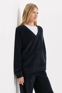 Thumbnail for Women's Pure Velour Oversized Sweatshirt