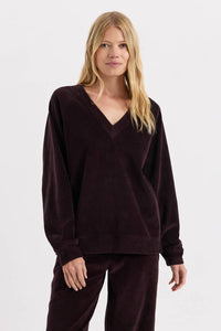 Thumbnail for Women's Pure Velour Oversized Sweatshirt