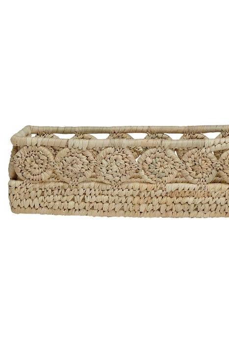 Palm Medallion Bread Basket