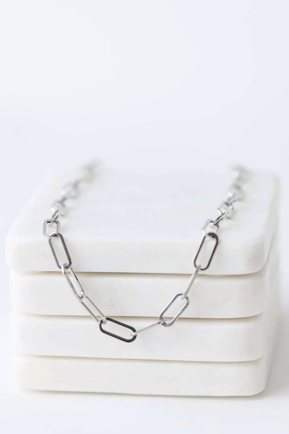 Cheryl Paperclip Necklace