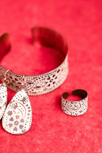 Thumbnail for Peach Glow Copper Ring