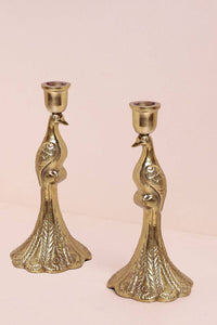 Thumbnail for Peacock Metal Candle Holders