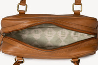 Thumbnail for Pebbled Leather Bowler Bag