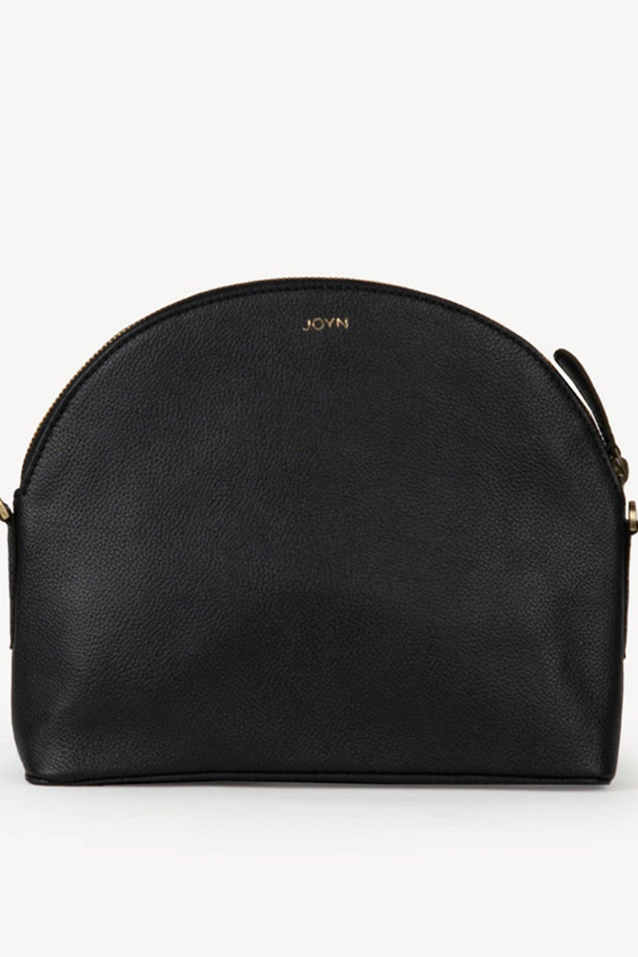 Pebbled Leather Halfmoon Crossbody