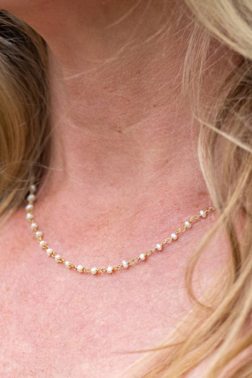 Piles of Pearls Necklace