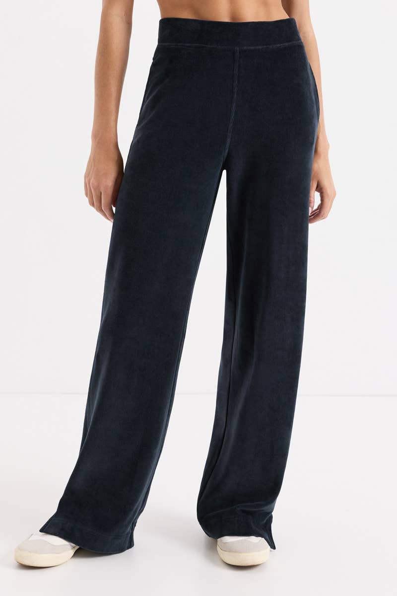 Women's Pure Velour Wide Leg Pant