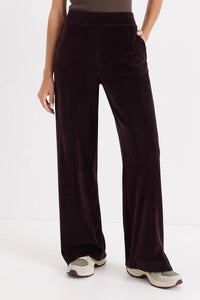 Thumbnail for Women's Pure Velour Wide Leg Pant