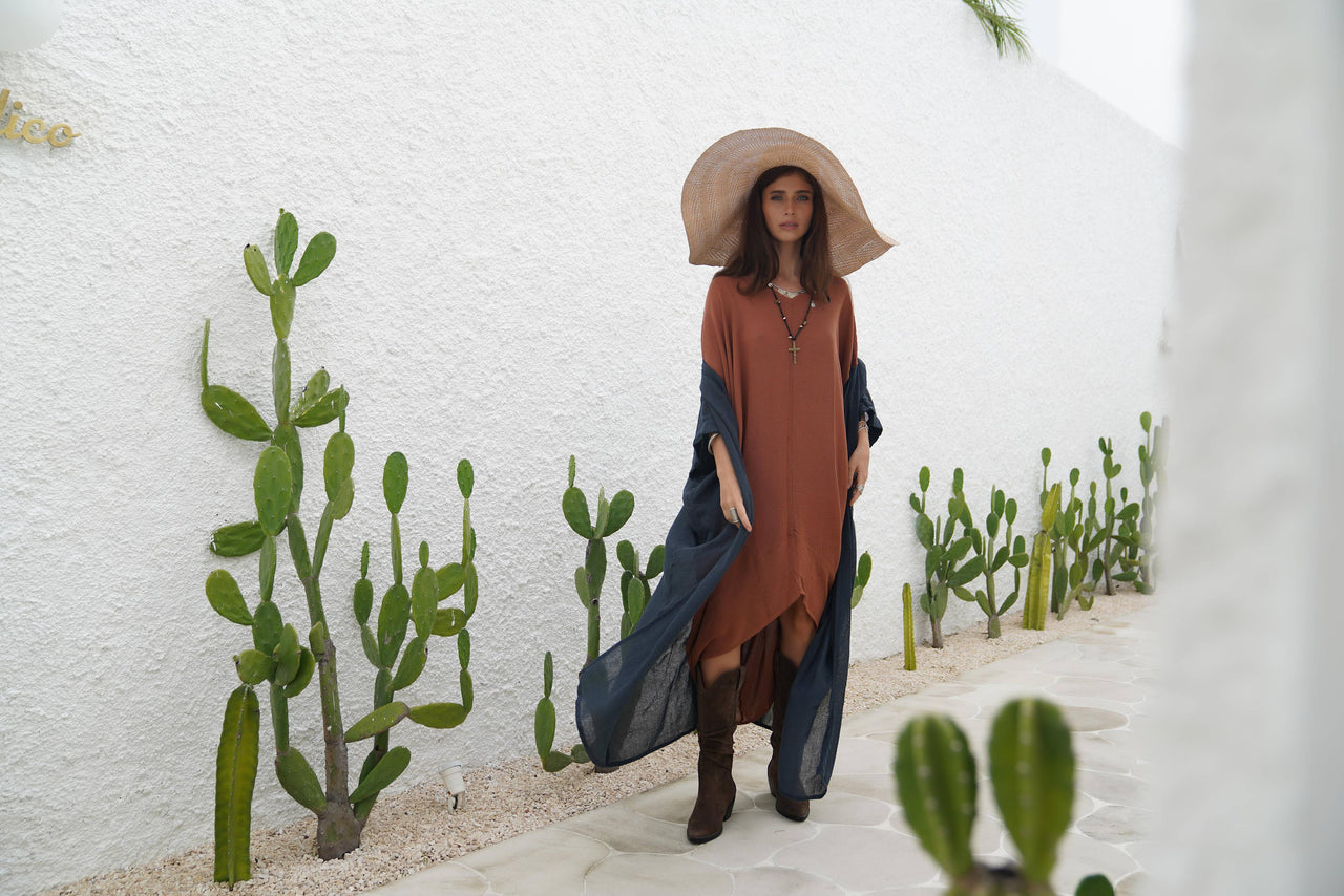 Ramie Cardigan Kimono