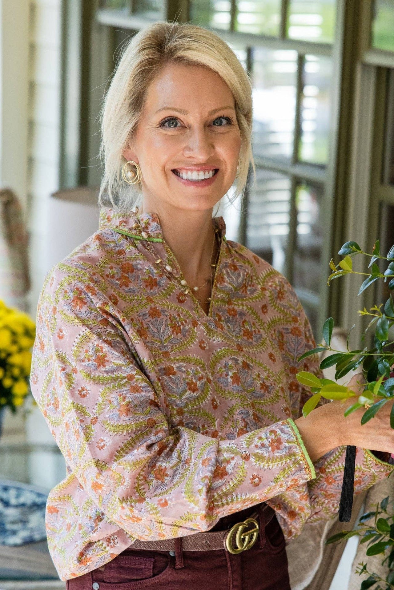 Rosewood Vine Blouse