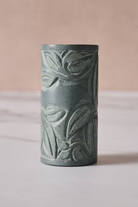 Thumbnail for Valli Carved Palewa Stone Salt + Pepper Shakers
