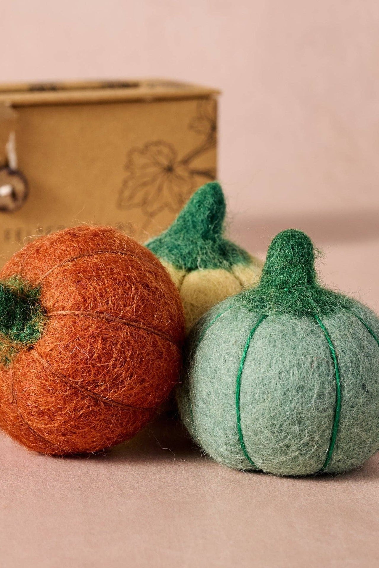 Sapha Pumpkin Felted Soaps