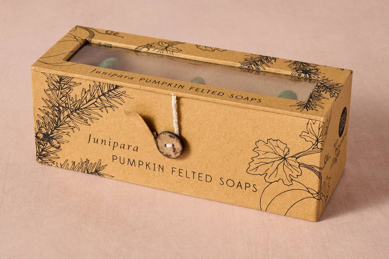 Sapha Pumpkin Felted Soaps